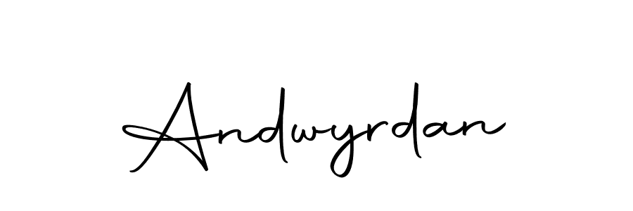 Once you've used our free online signature maker to create your best signature Autography-DOLnW style, it's time to enjoy all of the benefits that Andwyrdan name signing documents. Andwyrdan signature style 10 images and pictures png