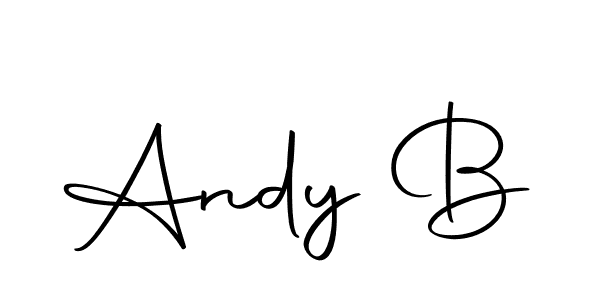 How to make Andy B name signature. Use Autography-DOLnW style for creating short signs online. This is the latest handwritten sign. Andy B signature style 10 images and pictures png