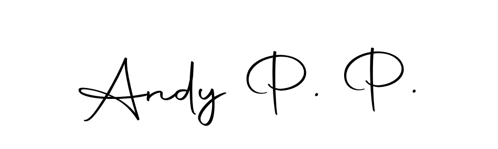 Make a beautiful signature design for name Andy P. P.. With this signature (Autography-DOLnW) style, you can create a handwritten signature for free. Andy P. P. signature style 10 images and pictures png