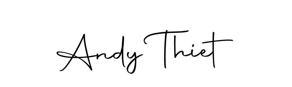 Create a beautiful signature design for name Andy Thiet. With this signature (Autography-DOLnW) fonts, you can make a handwritten signature for free. Andy Thiet signature style 10 images and pictures png
