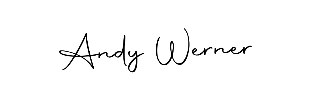 How to make Andy Werner name signature. Use Autography-DOLnW style for creating short signs online. This is the latest handwritten sign. Andy Werner signature style 10 images and pictures png
