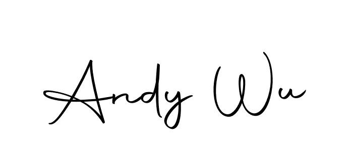 Create a beautiful signature design for name Andy Wu. With this signature (Autography-DOLnW) fonts, you can make a handwritten signature for free. Andy Wu signature style 10 images and pictures png