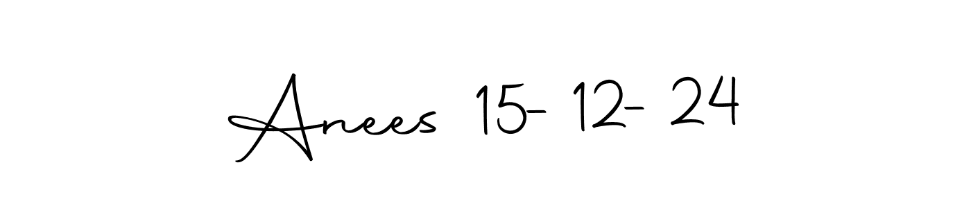 Make a short Anees 15-12-24 signature style. Manage your documents anywhere anytime using Autography-DOLnW. Create and add eSignatures, submit forms, share and send files easily. Anees 15-12-24 signature style 10 images and pictures png