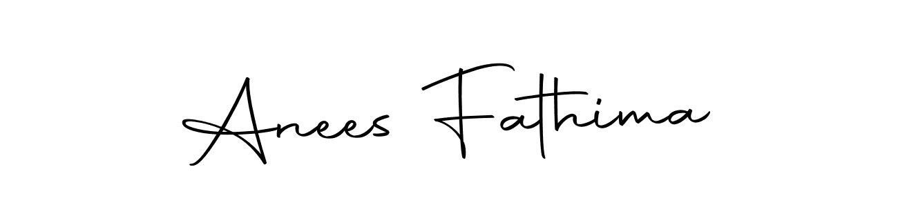 Design your own signature with our free online signature maker. With this signature software, you can create a handwritten (Autography-DOLnW) signature for name Anees Fathima. Anees Fathima signature style 10 images and pictures png