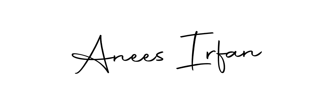 Anees Irfan stylish signature style. Best Handwritten Sign (Autography-DOLnW) for my name. Handwritten Signature Collection Ideas for my name Anees Irfan. Anees Irfan signature style 10 images and pictures png