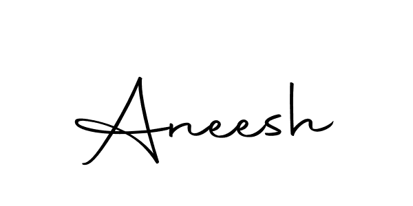 Design your own signature with our free online signature maker. With this signature software, you can create a handwritten (Autography-DOLnW) signature for name Aneesh. Aneesh signature style 10 images and pictures png