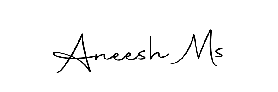 Design your own signature with our free online signature maker. With this signature software, you can create a handwritten (Autography-DOLnW) signature for name Aneesh Ms. Aneesh Ms signature style 10 images and pictures png