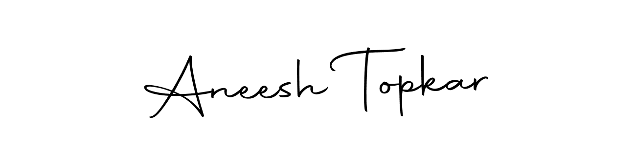 You should practise on your own different ways (Autography-DOLnW) to write your name (Aneesh Topkar) in signature. don't let someone else do it for you. Aneesh Topkar signature style 10 images and pictures png