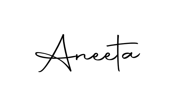 Make a beautiful signature design for name Aneeta. With this signature (Autography-DOLnW) style, you can create a handwritten signature for free. Aneeta signature style 10 images and pictures png