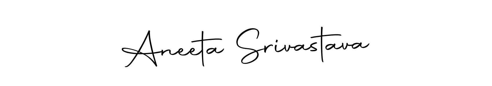 Make a short Aneeta Srivastava signature style. Manage your documents anywhere anytime using Autography-DOLnW. Create and add eSignatures, submit forms, share and send files easily. Aneeta Srivastava signature style 10 images and pictures png