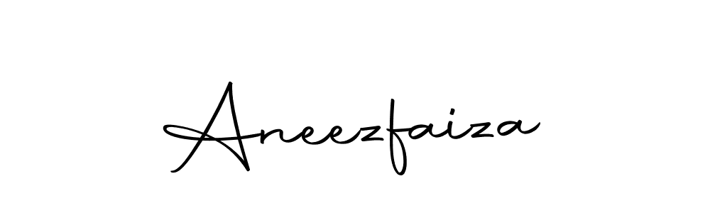 How to make Aneezfaiza signature? Autography-DOLnW is a professional autograph style. Create handwritten signature for Aneezfaiza name. Aneezfaiza signature style 10 images and pictures png