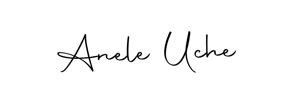 The best way (Autography-DOLnW) to make a short signature is to pick only two or three words in your name. The name Anele Uche include a total of six letters. For converting this name. Anele Uche signature style 10 images and pictures png