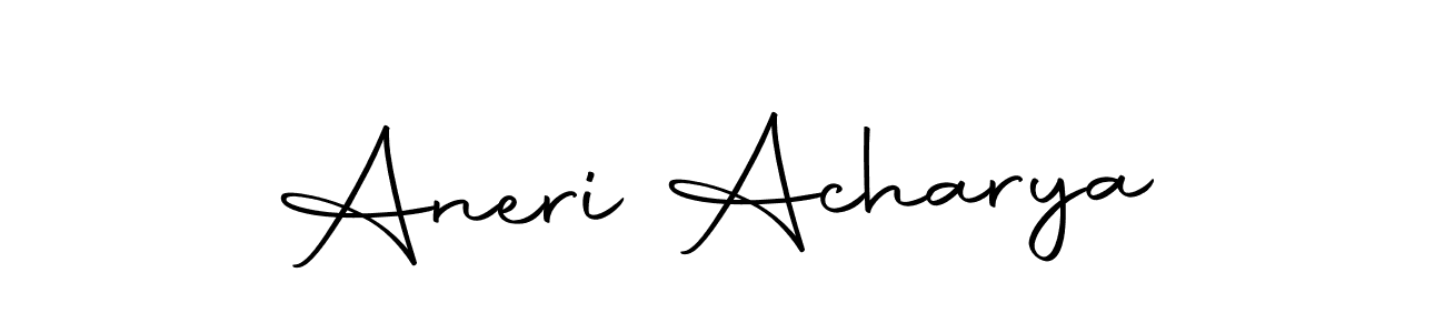 You can use this online signature creator to create a handwritten signature for the name Aneri Acharya. This is the best online autograph maker. Aneri Acharya signature style 10 images and pictures png