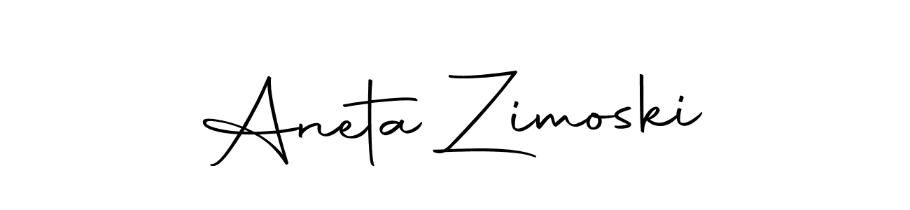 You can use this online signature creator to create a handwritten signature for the name Aneta Zimoski. This is the best online autograph maker. Aneta Zimoski signature style 10 images and pictures png