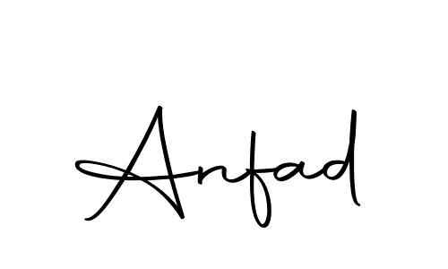 Design your own signature with our free online signature maker. With this signature software, you can create a handwritten (Autography-DOLnW) signature for name Anfad. Anfad signature style 10 images and pictures png