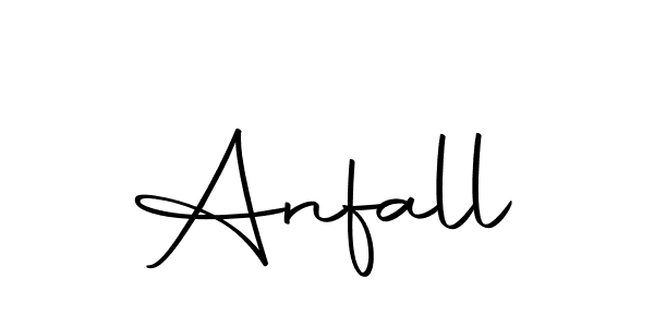 Design your own signature with our free online signature maker. With this signature software, you can create a handwritten (Autography-DOLnW) signature for name Anfall. Anfall signature style 10 images and pictures png