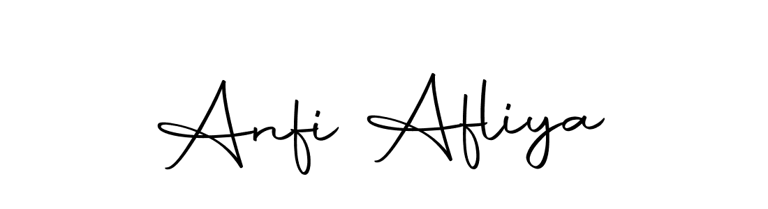 Use a signature maker to create a handwritten signature online. With this signature software, you can design (Autography-DOLnW) your own signature for name Anfi Afliya. Anfi Afliya signature style 10 images and pictures png