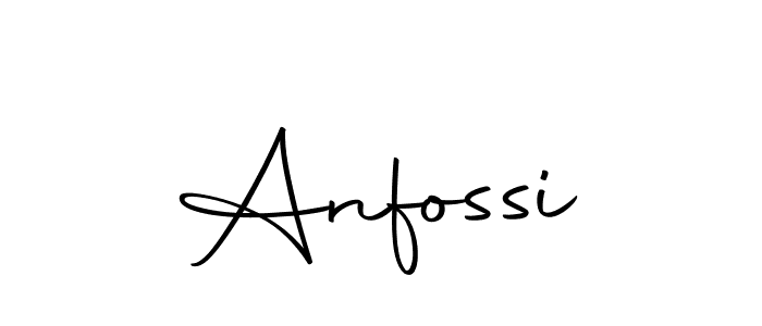 You should practise on your own different ways (Autography-DOLnW) to write your name (Anfossi) in signature. don't let someone else do it for you. Anfossi signature style 10 images and pictures png