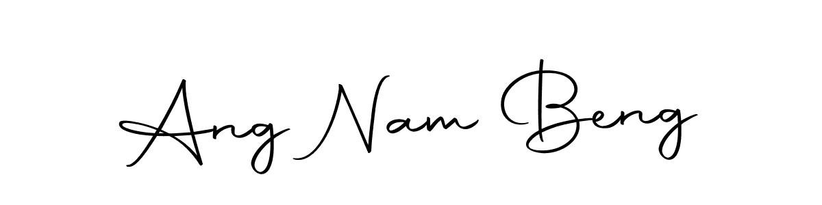 Make a short Ang Nam Beng signature style. Manage your documents anywhere anytime using Autography-DOLnW. Create and add eSignatures, submit forms, share and send files easily. Ang Nam Beng signature style 10 images and pictures png