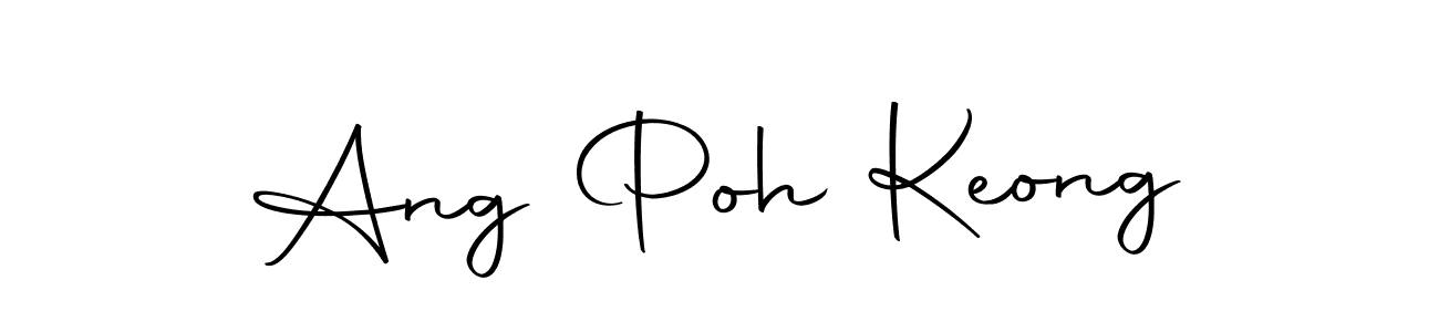 Design your own signature with our free online signature maker. With this signature software, you can create a handwritten (Autography-DOLnW) signature for name Ang Poh Keong. Ang Poh Keong signature style 10 images and pictures png