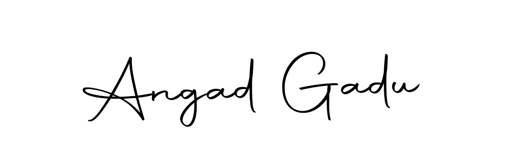 Also we have Angad Gadu name is the best signature style. Create professional handwritten signature collection using Autography-DOLnW autograph style. Angad Gadu signature style 10 images and pictures png