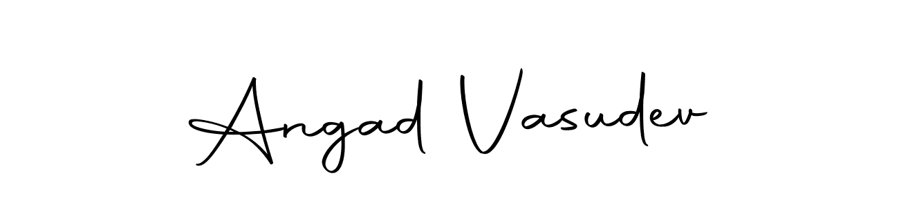 You should practise on your own different ways (Autography-DOLnW) to write your name (Angad Vasudev) in signature. don't let someone else do it for you. Angad Vasudev signature style 10 images and pictures png