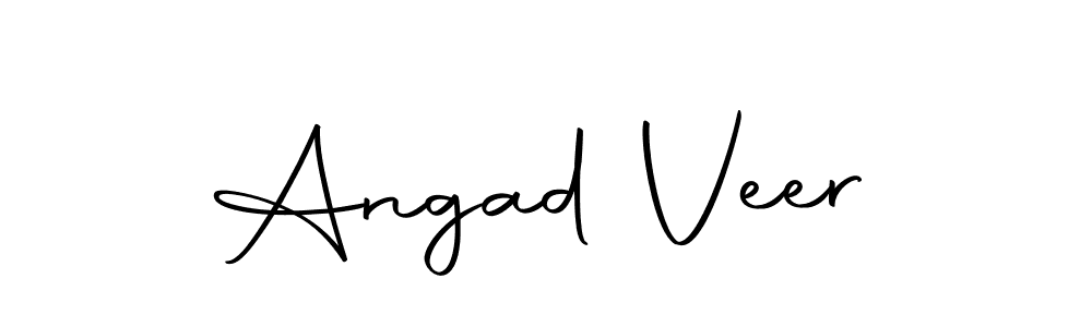 Design your own signature with our free online signature maker. With this signature software, you can create a handwritten (Autography-DOLnW) signature for name Angad Veer. Angad Veer signature style 10 images and pictures png
