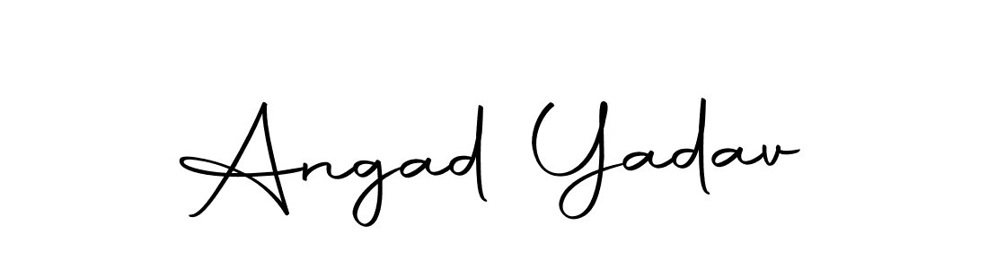 Make a beautiful signature design for name Angad Yadav. Use this online signature maker to create a handwritten signature for free. Angad Yadav signature style 10 images and pictures png