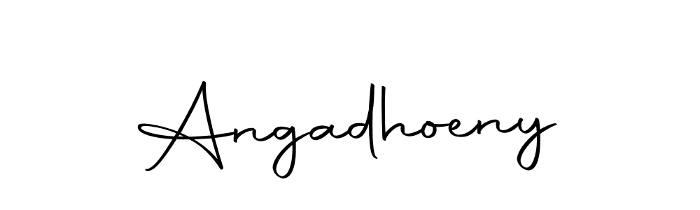 Create a beautiful signature design for name Angadhoeny. With this signature (Autography-DOLnW) fonts, you can make a handwritten signature for free. Angadhoeny signature style 10 images and pictures png