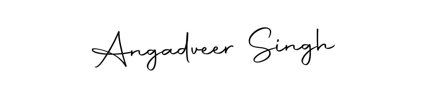 Design your own signature with our free online signature maker. With this signature software, you can create a handwritten (Autography-DOLnW) signature for name Angadveer Singh. Angadveer Singh signature style 10 images and pictures png