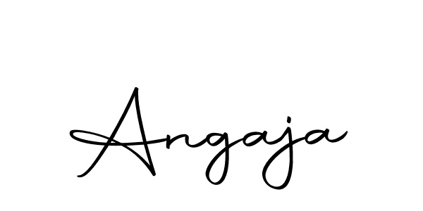 How to make Angaja name signature. Use Autography-DOLnW style for creating short signs online. This is the latest handwritten sign. Angaja signature style 10 images and pictures png