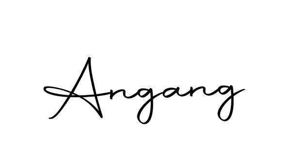 How to make Angang name signature. Use Autography-DOLnW style for creating short signs online. This is the latest handwritten sign. Angang signature style 10 images and pictures png