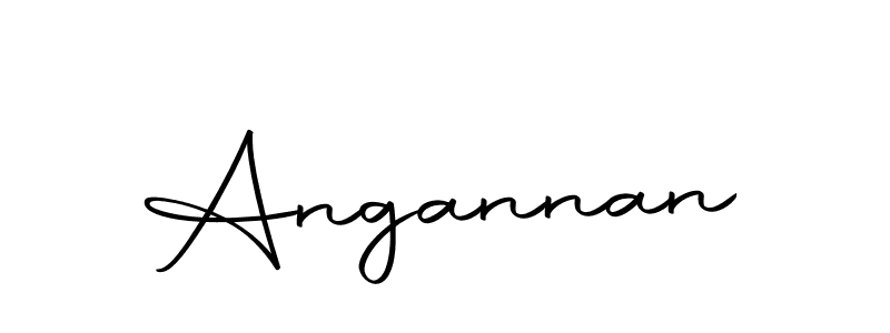 You should practise on your own different ways (Autography-DOLnW) to write your name (Angannan) in signature. don't let someone else do it for you. Angannan signature style 10 images and pictures png