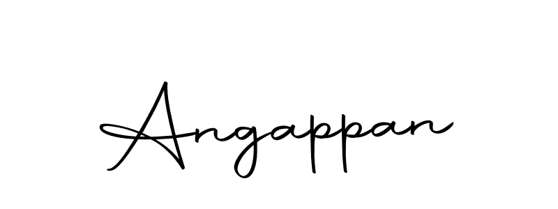 Design your own signature with our free online signature maker. With this signature software, you can create a handwritten (Autography-DOLnW) signature for name Angappan. Angappan signature style 10 images and pictures png