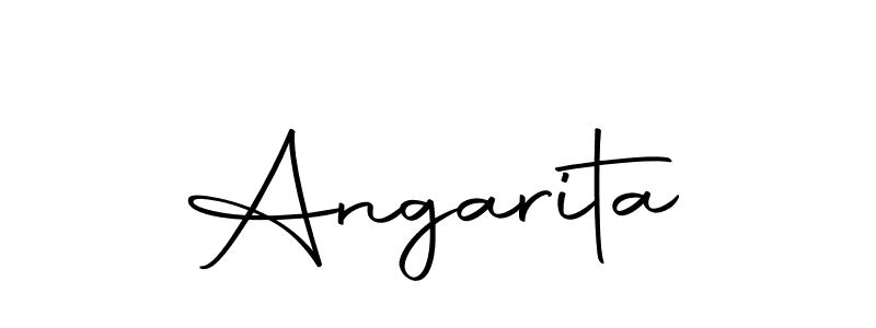 Design your own signature with our free online signature maker. With this signature software, you can create a handwritten (Autography-DOLnW) signature for name Angarita. Angarita signature style 10 images and pictures png