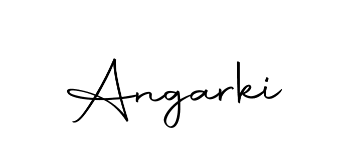 Use a signature maker to create a handwritten signature online. With this signature software, you can design (Autography-DOLnW) your own signature for name Angarki. Angarki signature style 10 images and pictures png