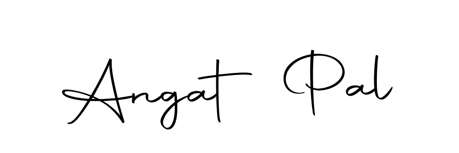 Make a beautiful signature design for name Angat Pal. Use this online signature maker to create a handwritten signature for free. Angat Pal signature style 10 images and pictures png