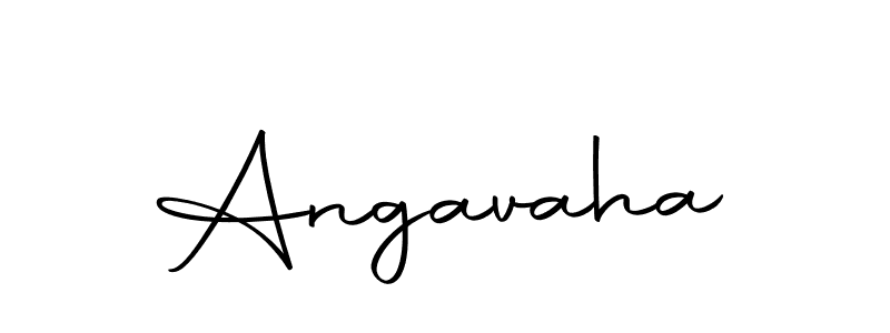 Design your own signature with our free online signature maker. With this signature software, you can create a handwritten (Autography-DOLnW) signature for name Angavaha. Angavaha signature style 10 images and pictures png