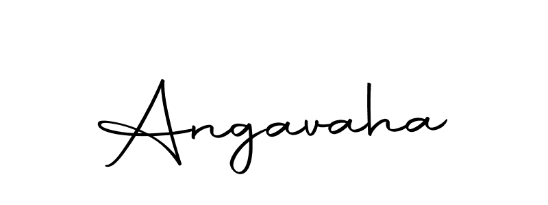 Design your own signature with our free online signature maker. With this signature software, you can create a handwritten (Autography-DOLnW) signature for name Angavaha. Angavaha signature style 10 images and pictures png