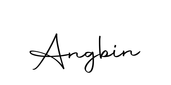 Make a beautiful signature design for name Angbin. Use this online signature maker to create a handwritten signature for free. Angbin signature style 10 images and pictures png