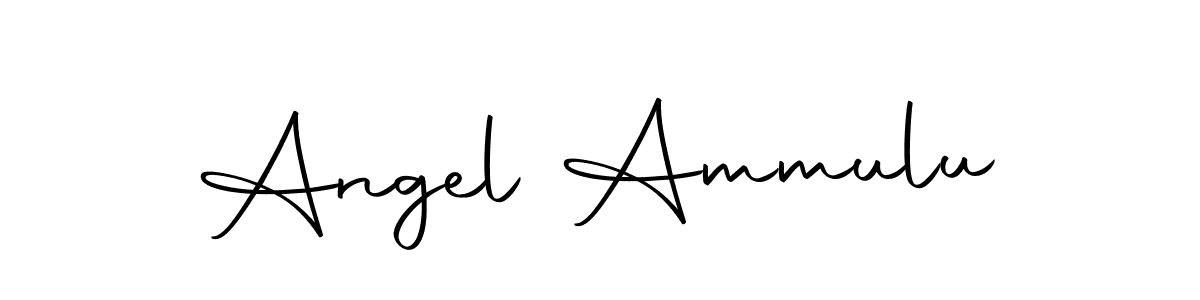 Use a signature maker to create a handwritten signature online. With this signature software, you can design (Autography-DOLnW) your own signature for name Angel Ammulu. Angel Ammulu signature style 10 images and pictures png