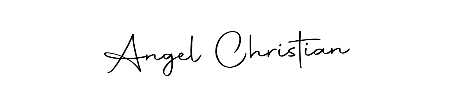 Make a beautiful signature design for name Angel Christian. Use this online signature maker to create a handwritten signature for free. Angel Christian signature style 10 images and pictures png