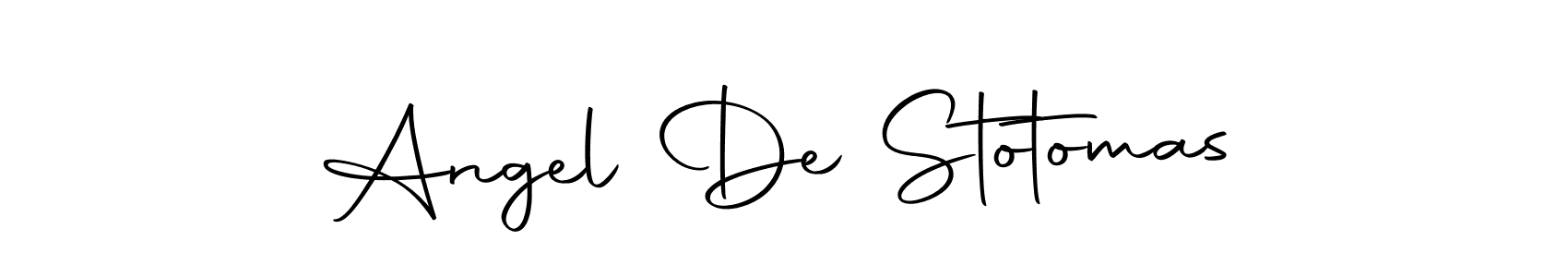 You should practise on your own different ways (Autography-DOLnW) to write your name (Angel De Stotomas) in signature. don't let someone else do it for you. Angel De Stotomas signature style 10 images and pictures png