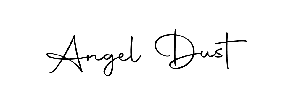 Design your own signature with our free online signature maker. With this signature software, you can create a handwritten (Autography-DOLnW) signature for name Angel Dust. Angel Dust signature style 10 images and pictures png