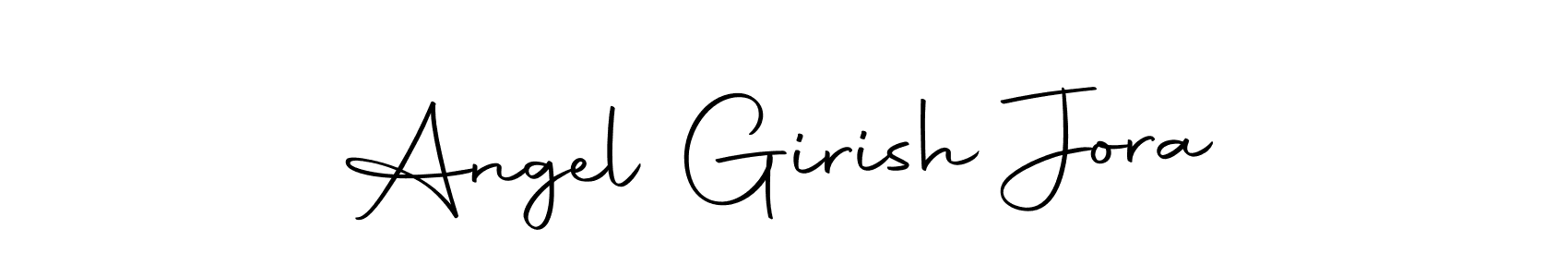 Make a short Angel Girish Jora signature style. Manage your documents anywhere anytime using Autography-DOLnW. Create and add eSignatures, submit forms, share and send files easily. Angel Girish Jora signature style 10 images and pictures png