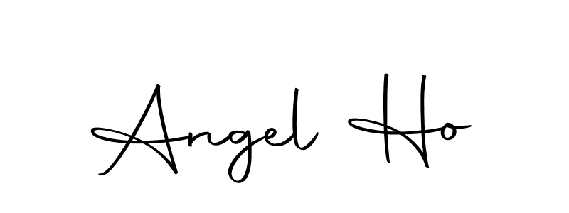 Use a signature maker to create a handwritten signature online. With this signature software, you can design (Autography-DOLnW) your own signature for name Angel Ho. Angel Ho signature style 10 images and pictures png