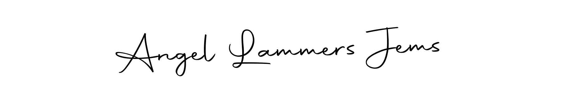 Make a beautiful signature design for name Angel Lammers Jems. With this signature (Autography-DOLnW) style, you can create a handwritten signature for free. Angel Lammers Jems signature style 10 images and pictures png