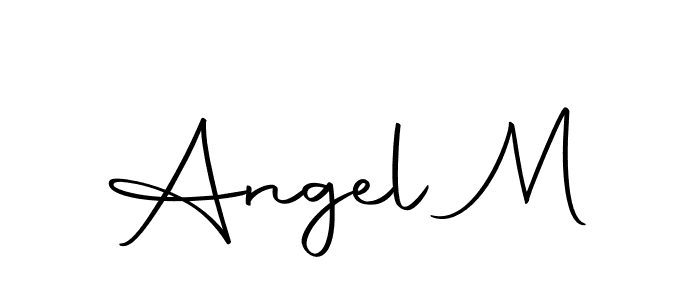 Autography-DOLnW is a professional signature style that is perfect for those who want to add a touch of class to their signature. It is also a great choice for those who want to make their signature more unique. Get Angel M name to fancy signature for free. Angel M signature style 10 images and pictures png