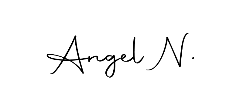 Autography-DOLnW is a professional signature style that is perfect for those who want to add a touch of class to their signature. It is also a great choice for those who want to make their signature more unique. Get Angel N. name to fancy signature for free. Angel N. signature style 10 images and pictures png