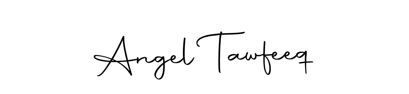 Create a beautiful signature design for name Angel Tawfeeq. With this signature (Autography-DOLnW) fonts, you can make a handwritten signature for free. Angel Tawfeeq signature style 10 images and pictures png